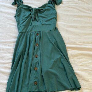 light green dance dress  costume